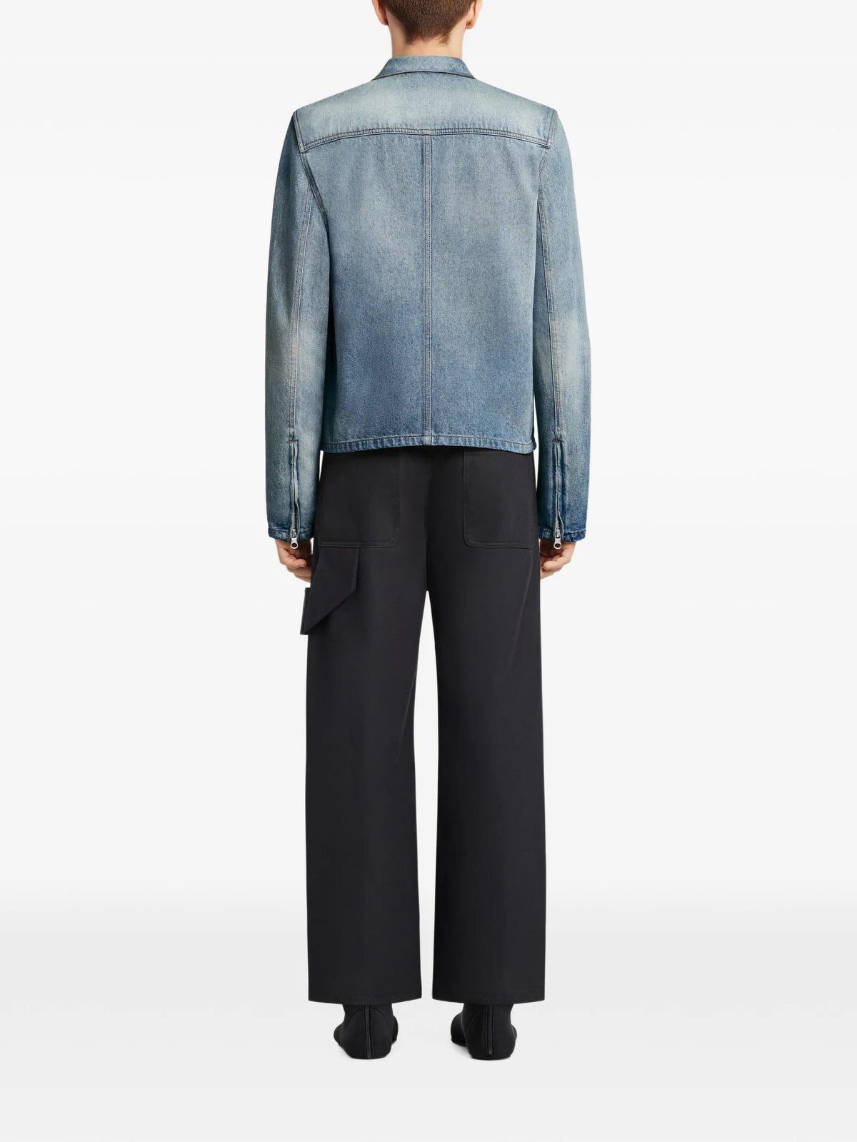 Image of City Denim Jacket by Courrèges for Men - Season Spring-Summer 2026 - Model View 3