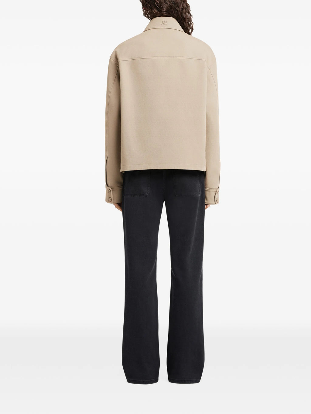 Image of Beige Zip Jacket by Courrèges for Men - Season Spring-Summer 2026 - Model View 4