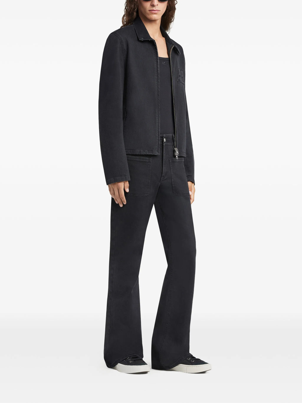 Image of City Denim Jacket by Courrèges for Men - Season Spring-Summer 2026 - Model view 2