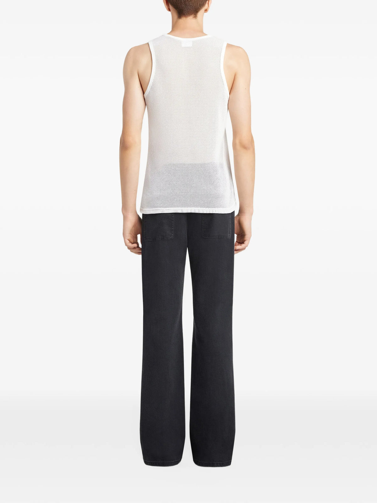 Image of Mesh Tank Top by Courrèges for Men - Season Spring-Summer 2026 - Model View 3