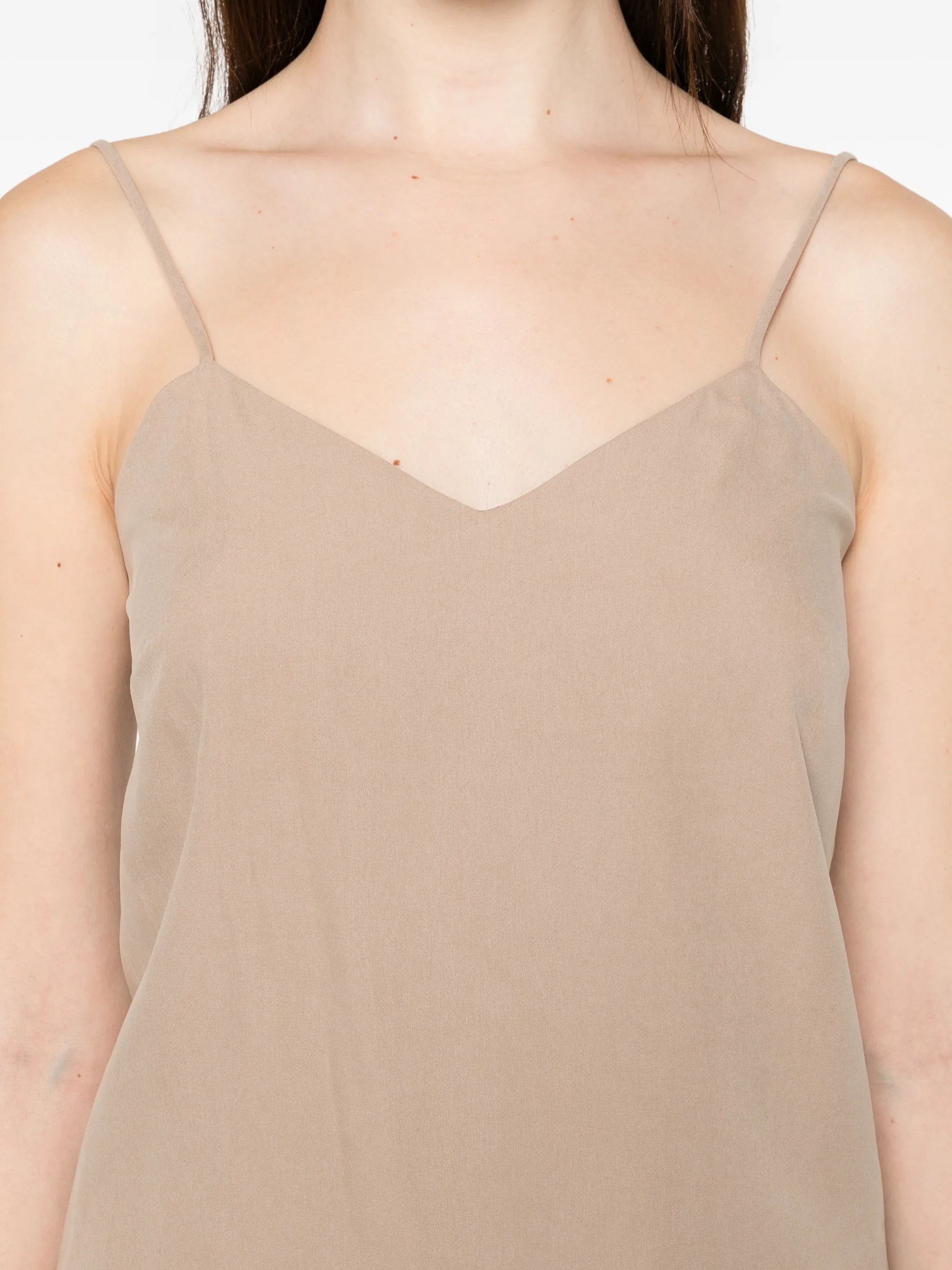 Image of Beige Silk Top by Max Mara for Women - Season Spring-Summer 2026 - Model view 4