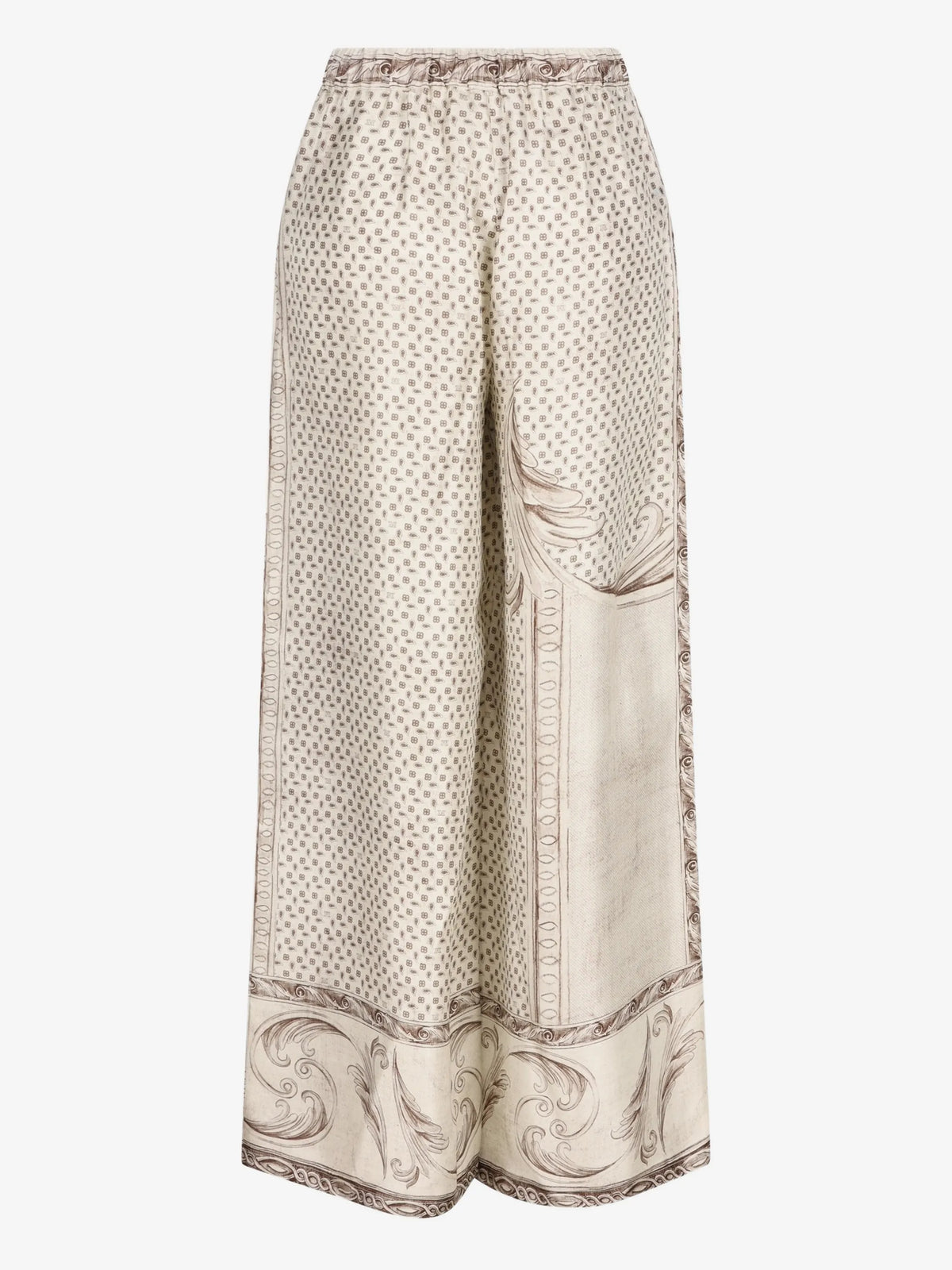 Image of Printed Silk Trousers by Max Mara for Women - Season Spring-Summer 2026 - Model View 2