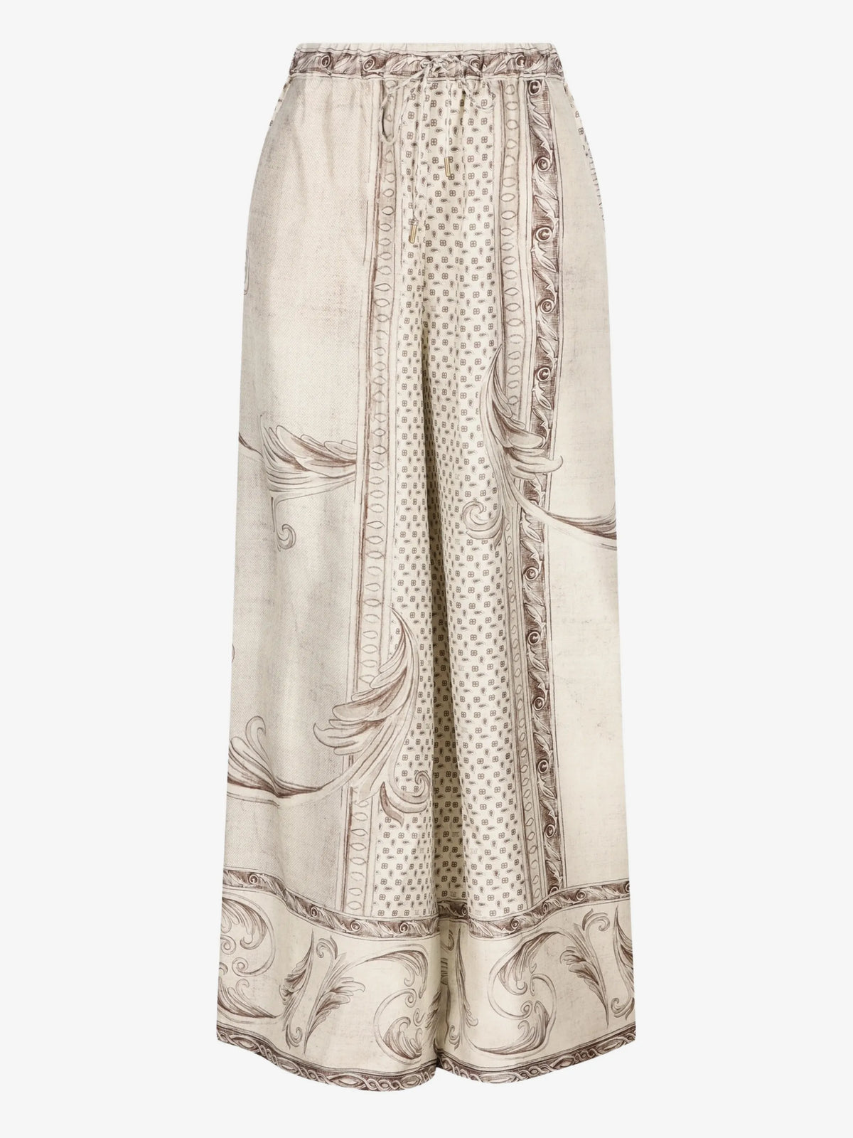 Image of Printed Silk Trousers by Max Mara for Women - Season Spring-Summer 2026 - Model View 1