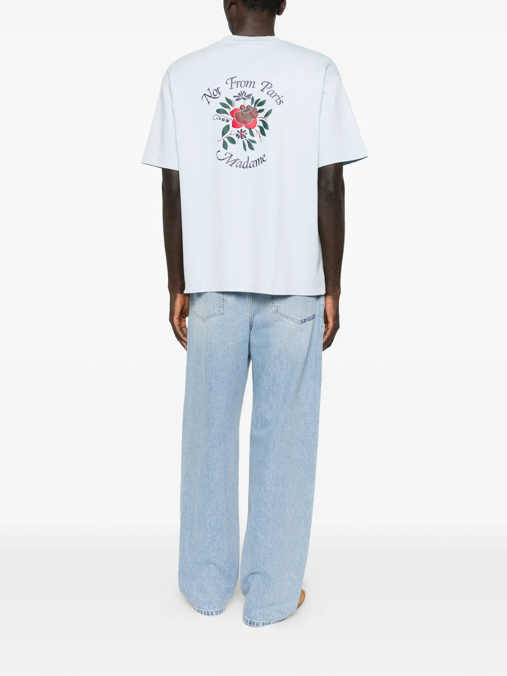 ドロール・ド・ムッシュのメンズスローガンTシャツの画像 - シーズン春夏2026 - モデルビュー1