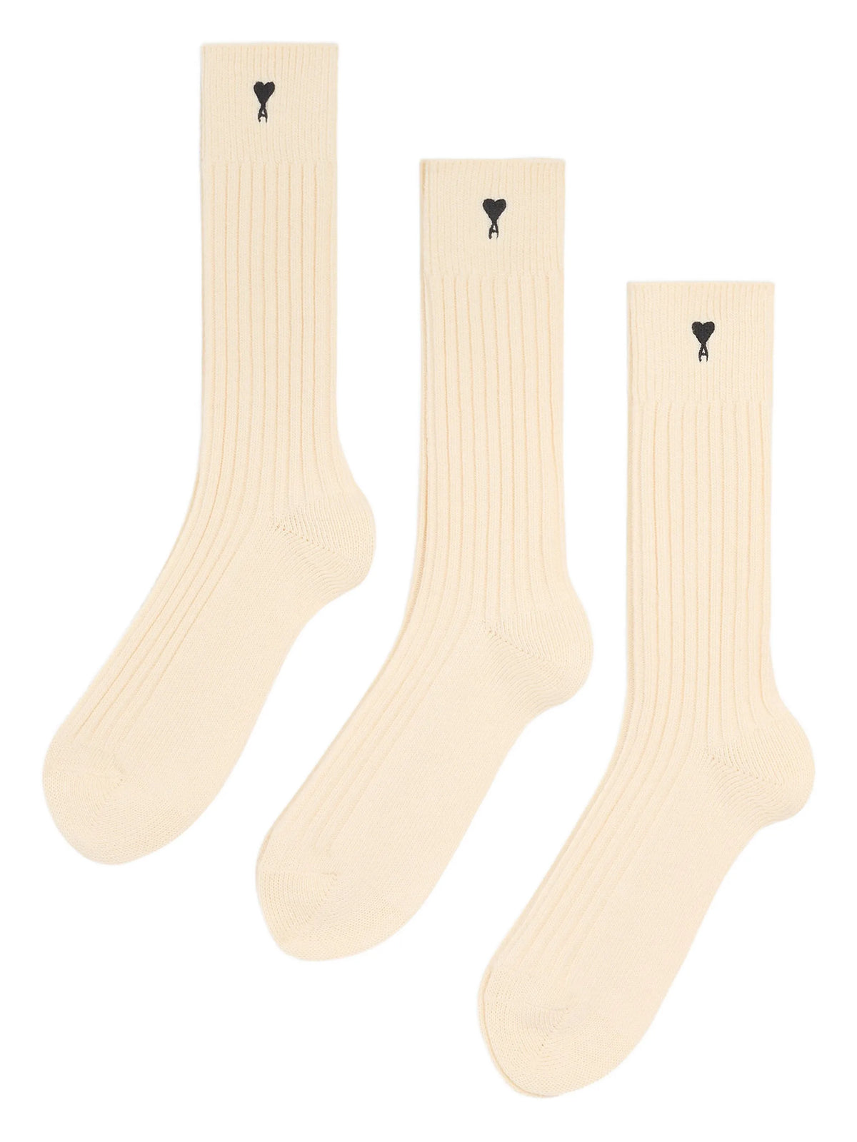 Image of Ami de Coeur Socks by Ami PARIS for Unisex - Season Autumn-Winter 2025 - Model View 1