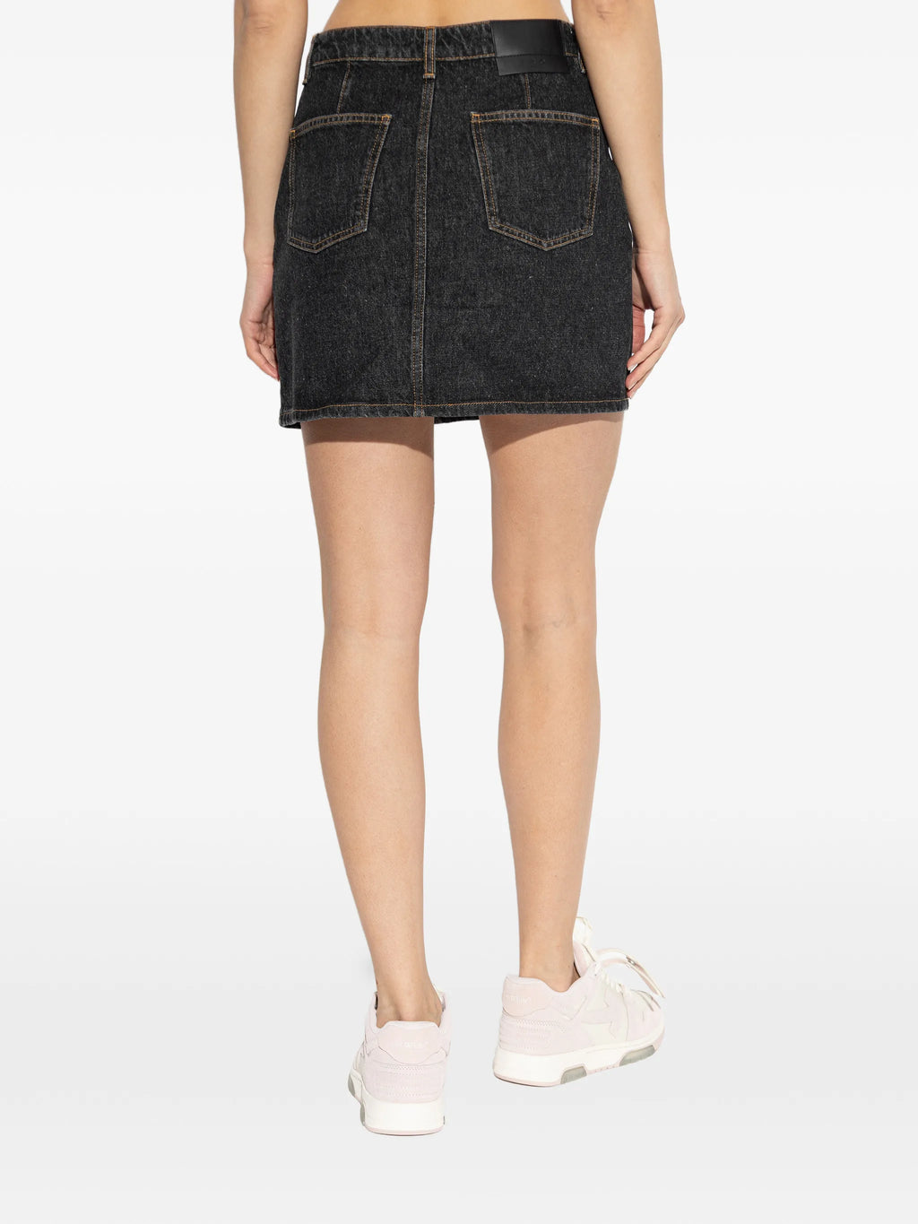 Image of Denim Mini Skirt by Iro for Women - Season Spring-Summer 2026 - Model View 3