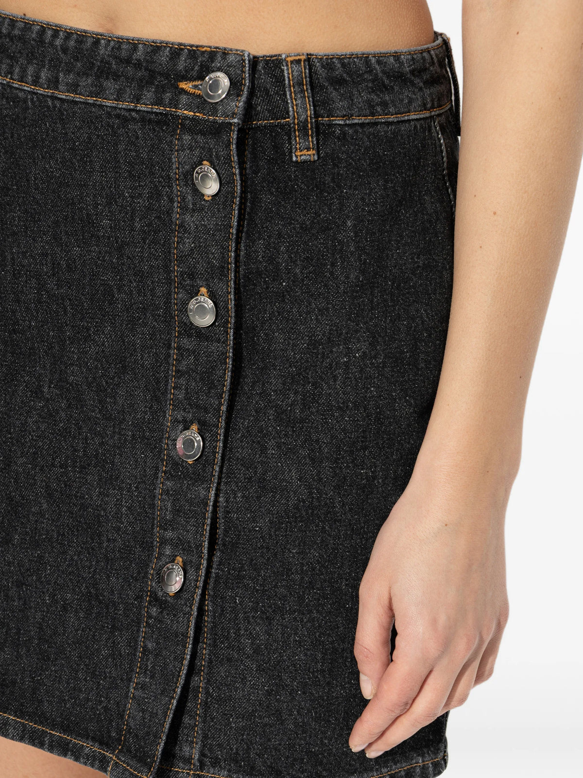Image of Denim Mini Skirt by Iro for Women - Season Spring-Summer 2026 - Model View 4
