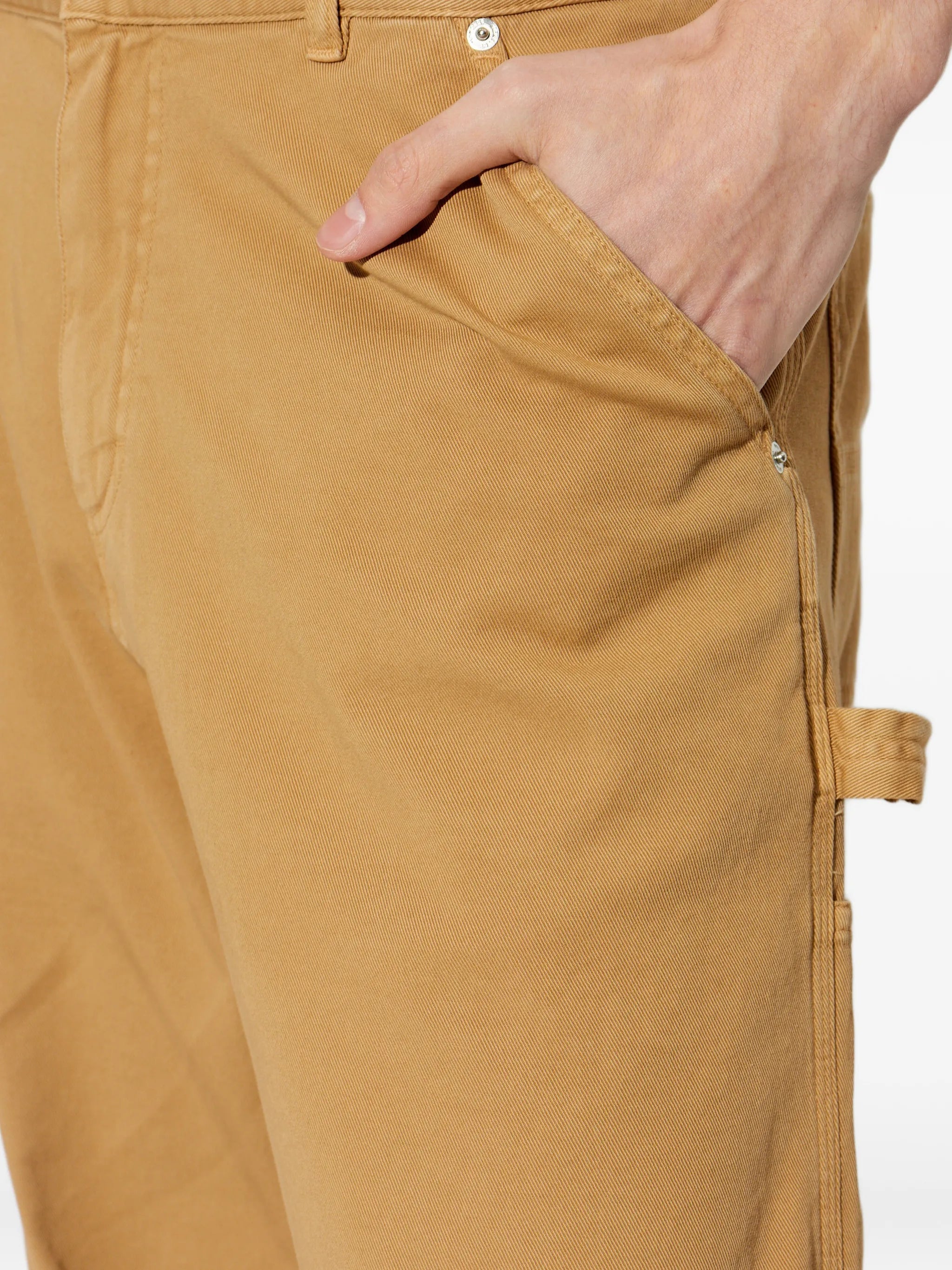 Image of Beige Cargo Pants by Moncler for Men - Season Spring-Summer 2026 - Model view 4