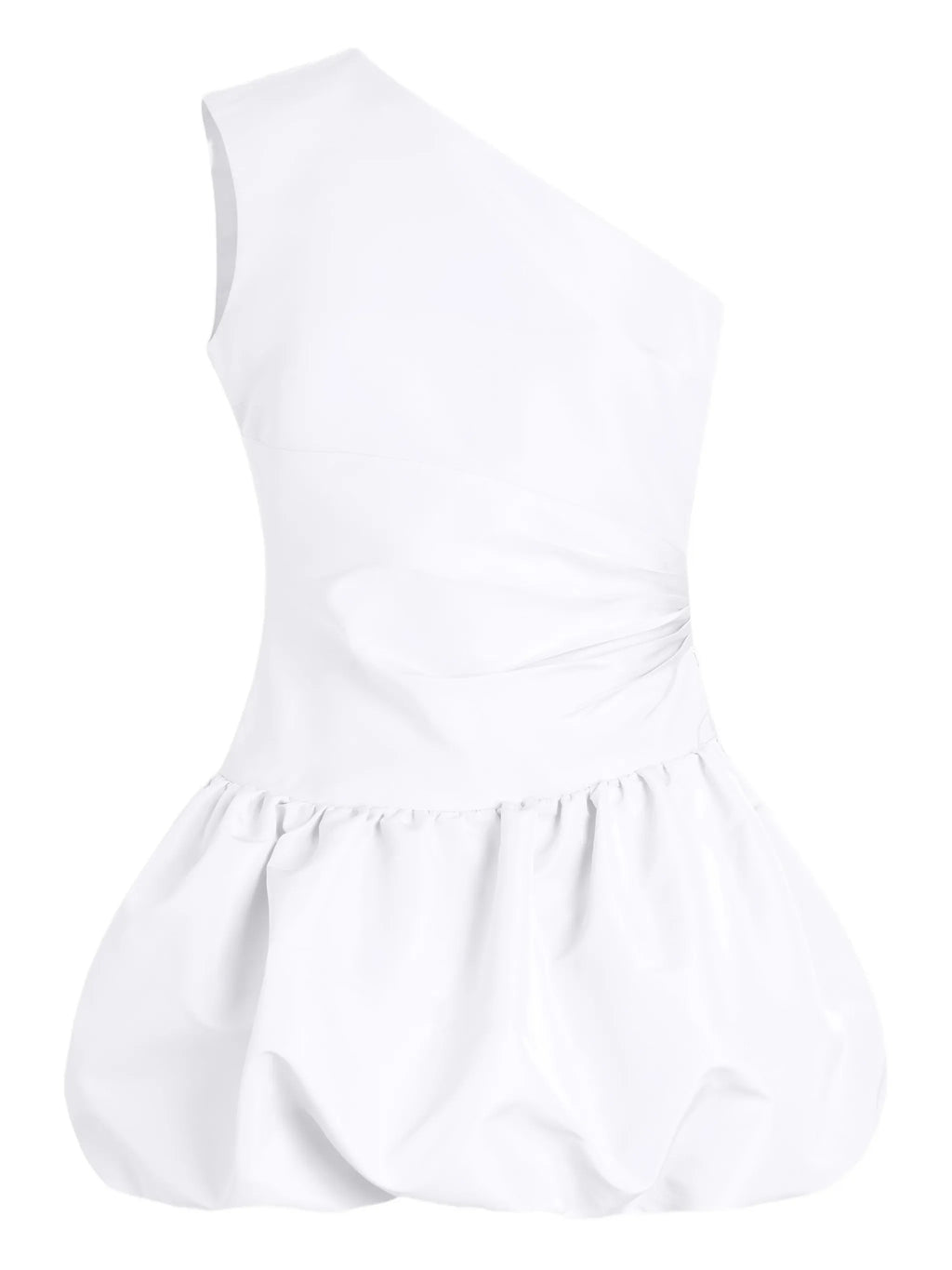 Image of Robe Mini Bloomer Blanche by Patou for Women - Season Spring-Summer 2026 - Model View 1