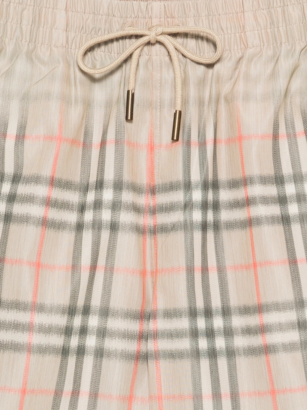 Image of Burberry Gradient Check Swim Shorts by Burberry for Men - Season Spring-Summer 2026 - Model View 3