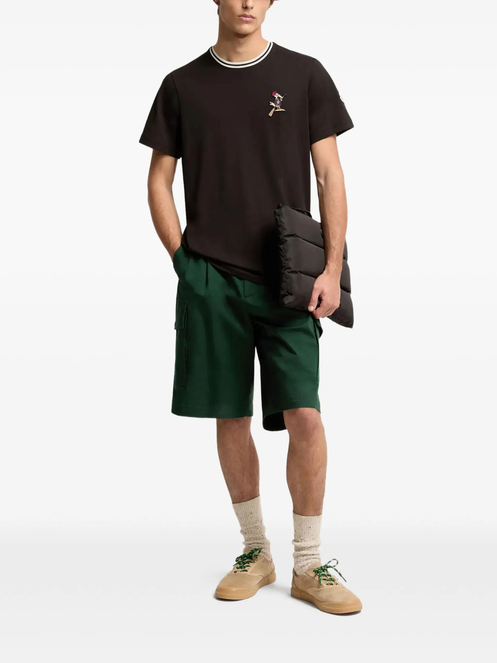 Imagen de la camiseta Monduck de Moncler para hombres - Temporada Primavera-Verano 2026 - Vista del modelo 1