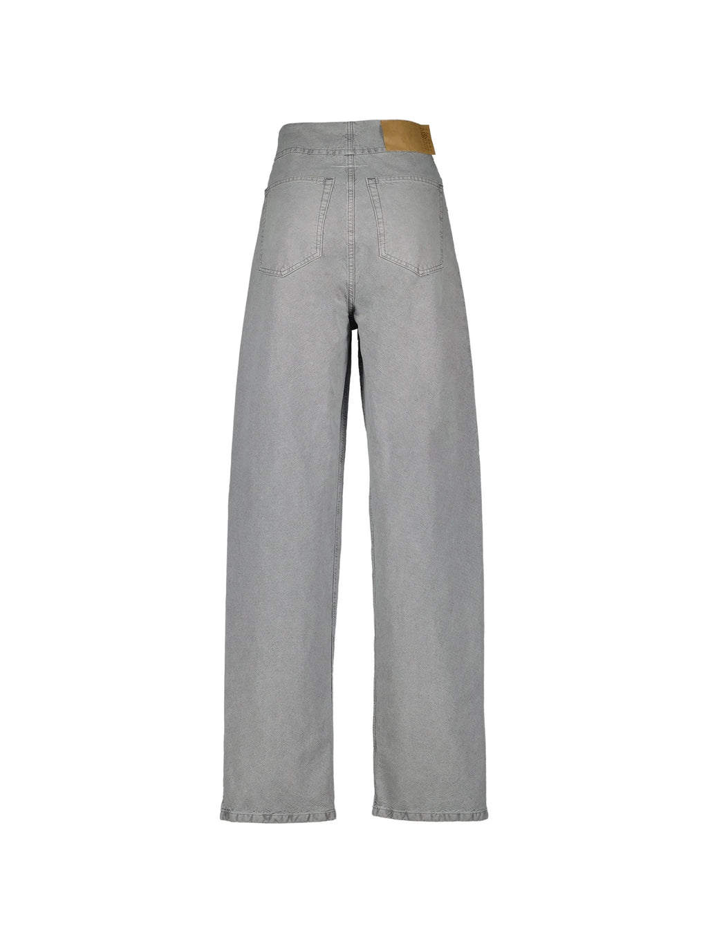 Image of High-Waist Grey Jean by Mm6 for Women - Season Spring-Summer 2026 - Model View 3