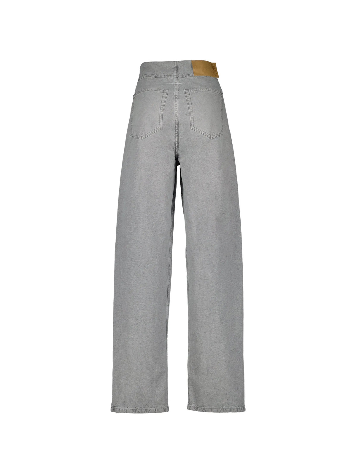 Image of High-Waist Grey Jean by Mm6 for Women - Season Spring-Summer 2026 - Model View 3