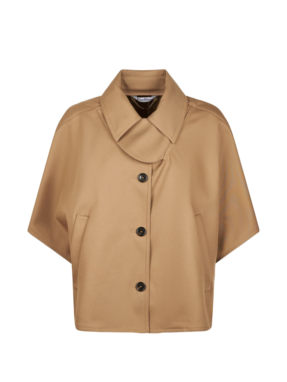 Image of Gabardine Cape by Max Mara for Women - Season Spring-Summer 2026 - Model View 1