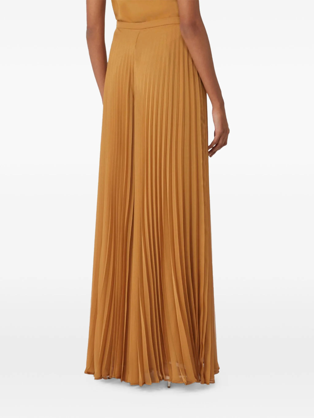 Image of Brown Pleated Pants by Max Mara for Women - Season Spring-Summer 2026 - Model View 3