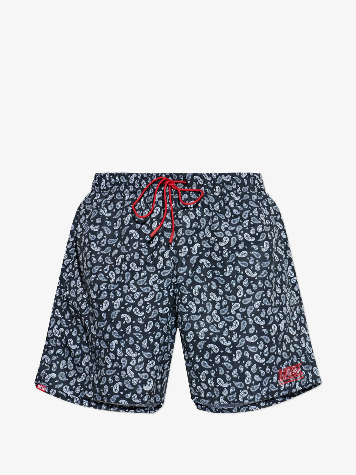 Image of Printed Swim Shorts by Diesel for Men - Season Spring-Summer 2026 - Model View 1