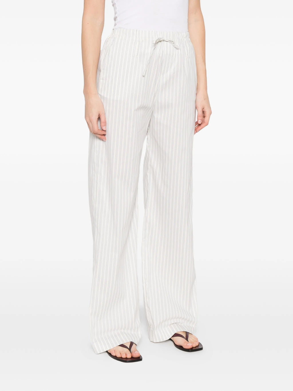 Image of Striped Wide Trousers by Iro for Women - Season Spring-Summer 2026 - Model View 2