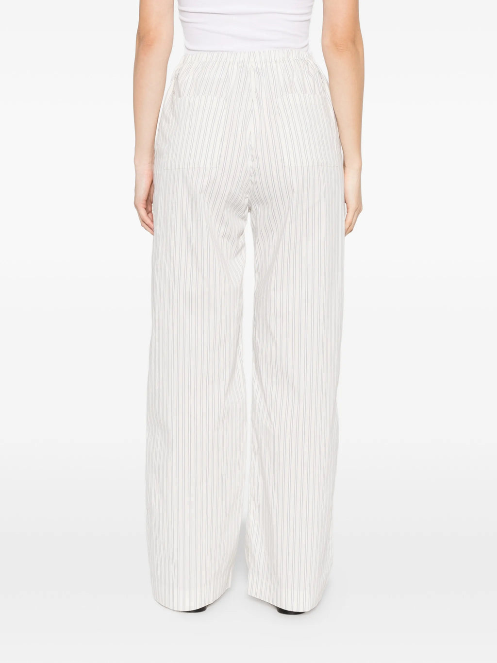 Image of Striped Wide Trousers by Iro for Women - Season Spring-Summer 2026 - Model View 3