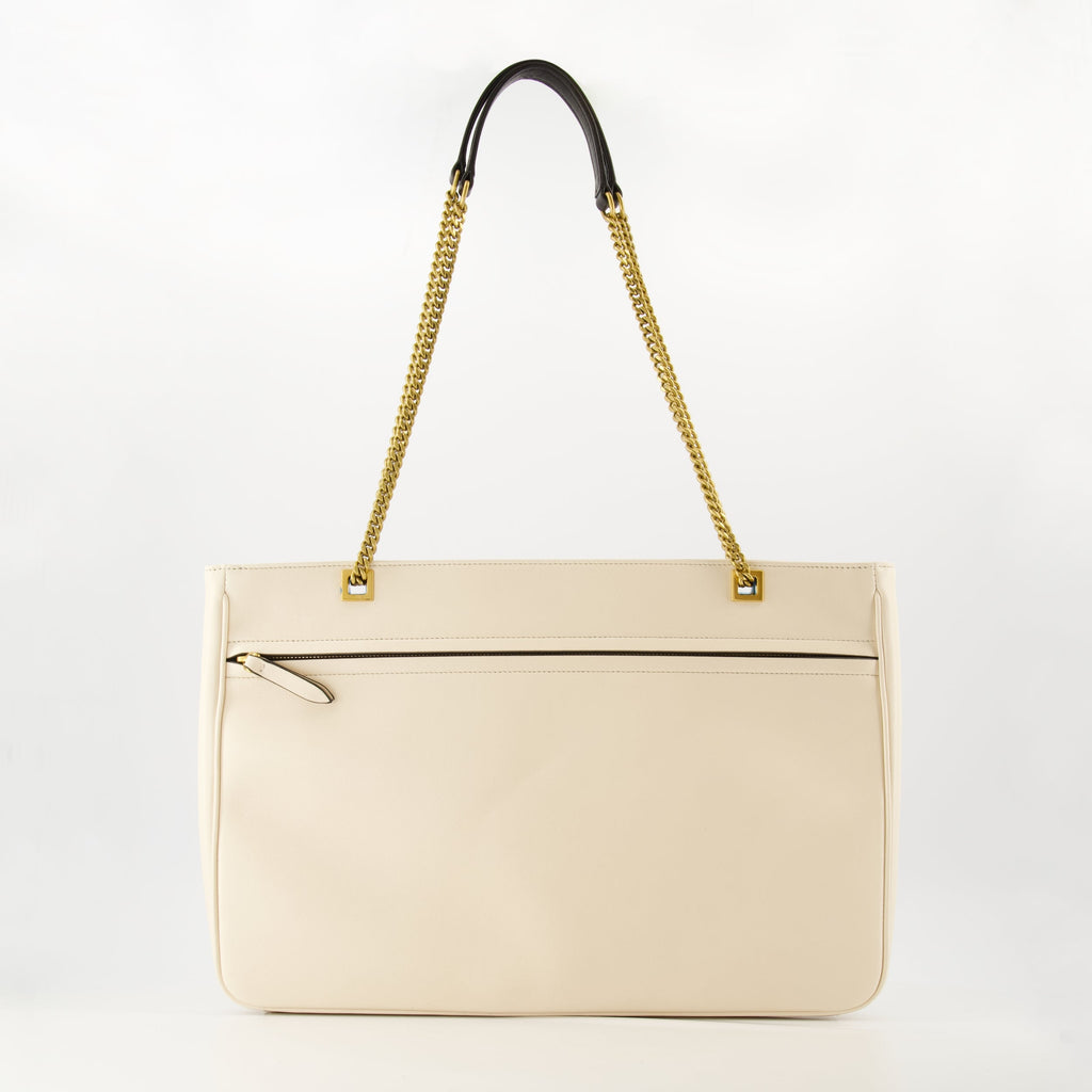 Viva Superstar tote, Valentino Garavani, lamb leather bag, black beige handbag, luxury purse