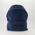 denim backpack, Essential U collection, designer backpack, stylish accessories, practical design