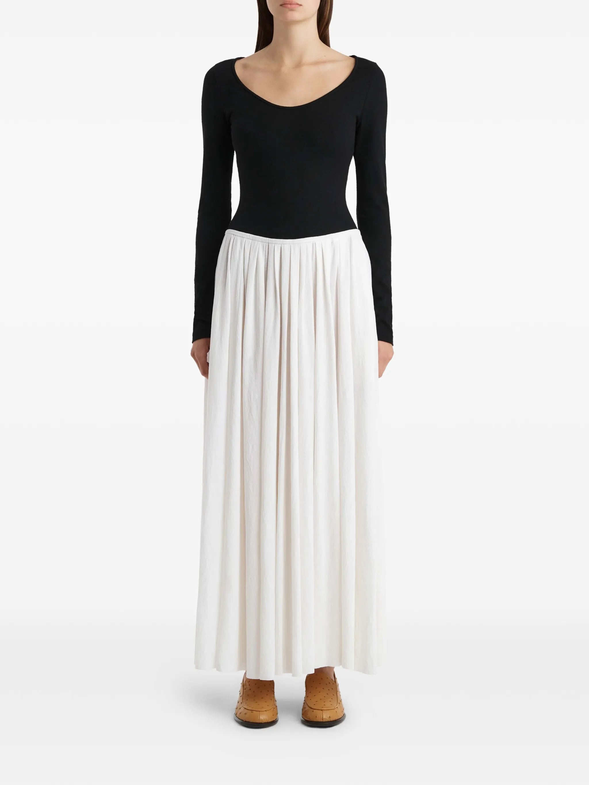 Image of Carlotta Dress by Khaite for Women - Season Spring-Summer 2026 - Model view 1