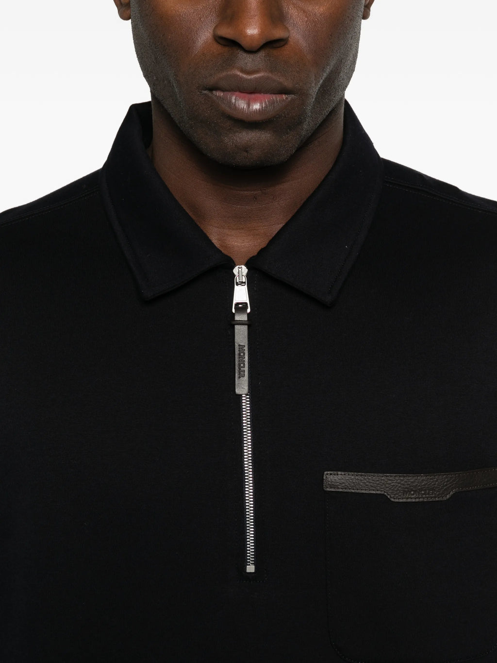 Image of Zipped Sweatshirt by Moncler for Men - Season Spring-Summer 2026 - Model view 4