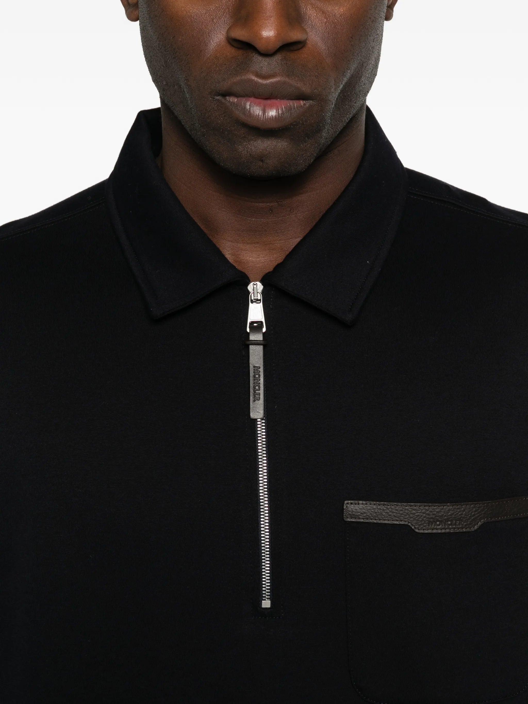 Image of Zipped Sweatshirt by Moncler for Men - Season Spring-Summer 2026 - Model view 4