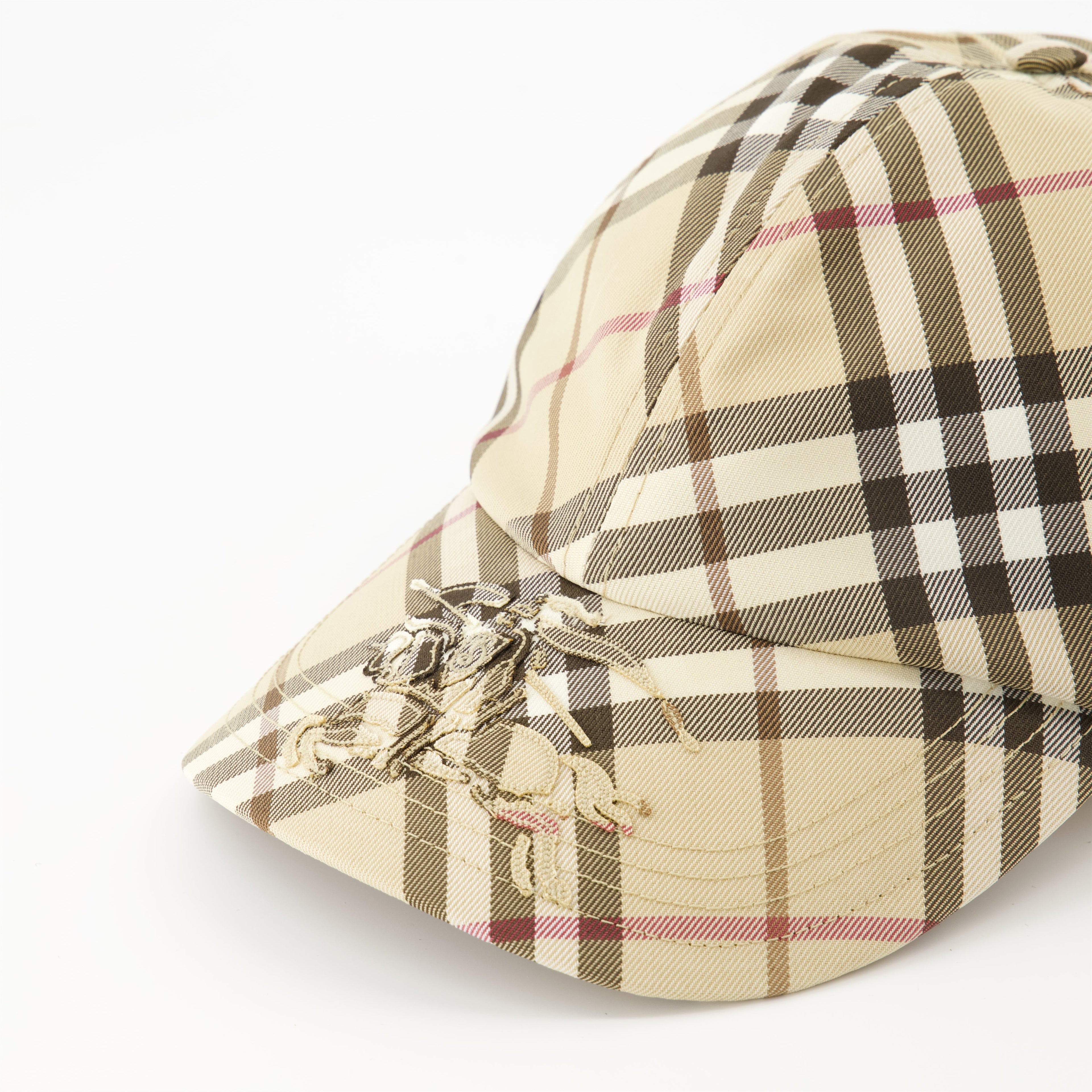 check ekd cap, burberry cap, plaid cap, adjustable cap, unisex accessories