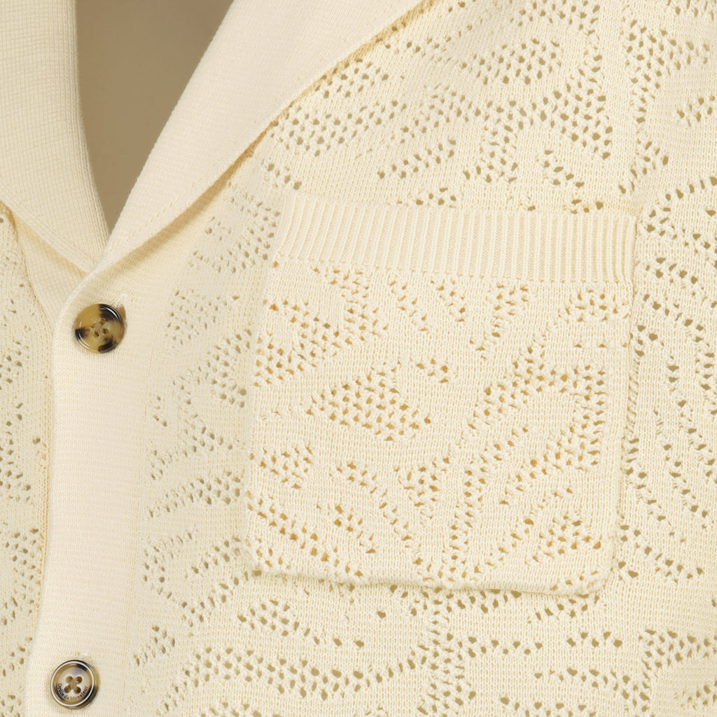 Camisa de Encaje Beige - Colección Primavera-Verano 2026