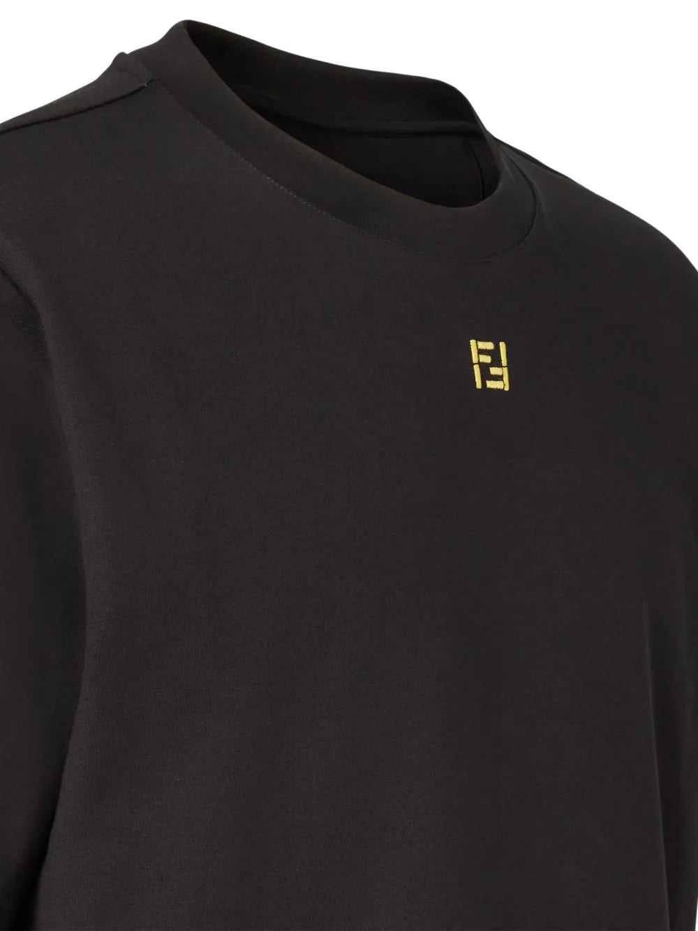 Image of FF Cotton T-Shirt by Fendi for Men - Season Spring-Summer 2026 - Model View 3