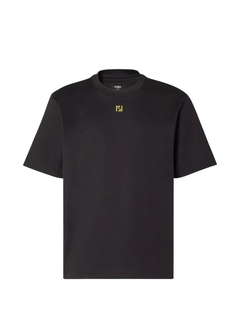 Image of FF Cotton T-Shirt by Fendi for Men - Season Spring-Summer 2026 - Model View 1