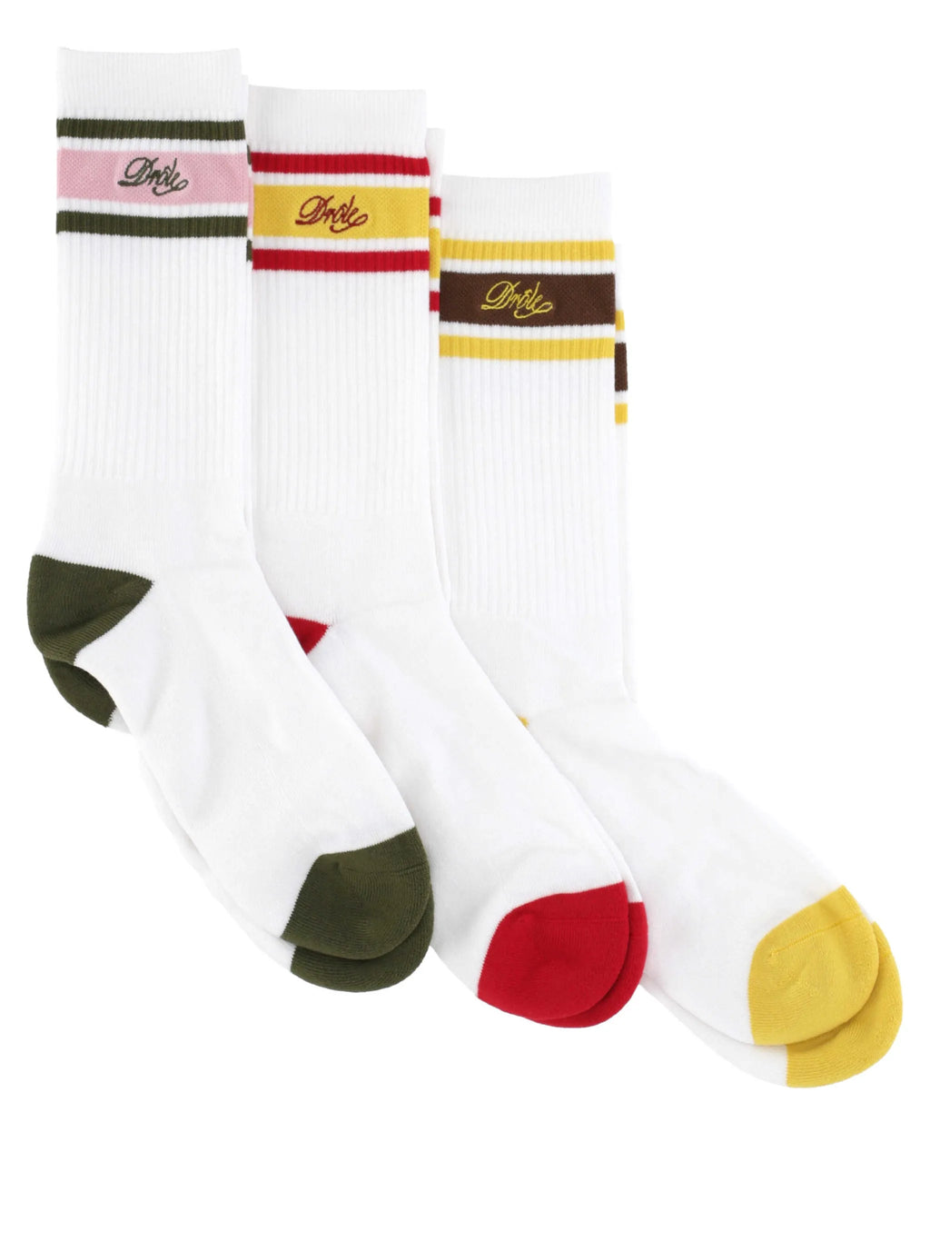 Image of Funny Cotton Socks Set by Drole De Monsieur for Men - Season Spring-Summer 2026 - Model View 1