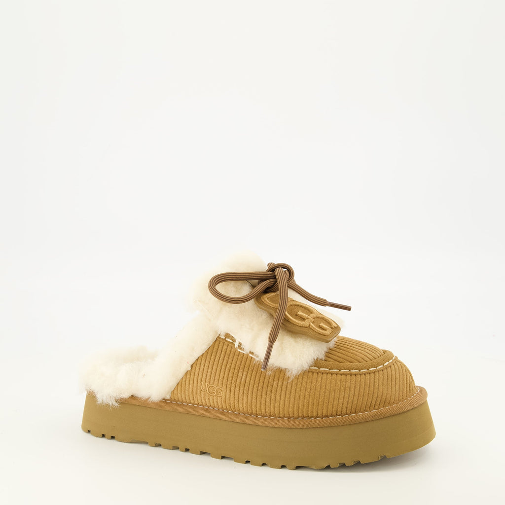 Mules Disquette Heritage Beige