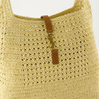 hobo bag, Saint Laurent, raffia bag, luxury accessories, designer handbag