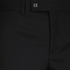 Bild von Schwarz Wollhose von Fendi für Herren - Saison Herbst-Winter 2025 - Produktdetailansicht 2