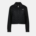 Image du blouson matelassé en diamant de Versace pour femmes - Saison Printemps-Été 2025 - Vue de face