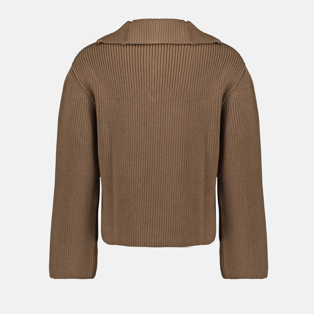 tricker beige sweater courreges men 15468703842684