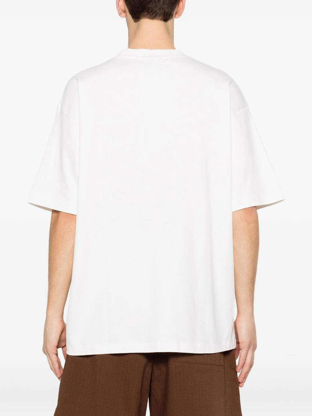 Image of Funny Café T-Shirt - Drôle de Monsieur by Drole De Monsieur for Men - Season Spring-Summer 2026 - Model View 3