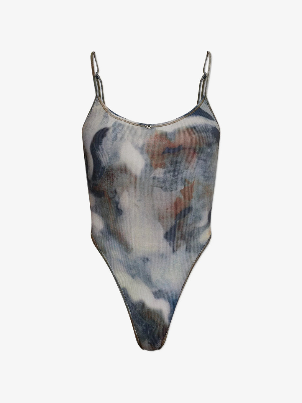 Image of Ella Camouflage Printed Swimsuit by Diesel for Women - Season Spring-Summer 2026 - Model View 1