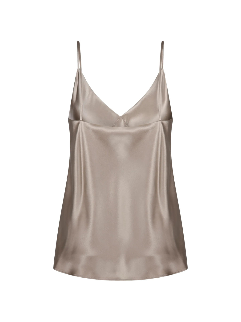 Image of Beige Silk Satin Top by Max Mara for Women - Season Spring-Summer 2026 - Model View 2