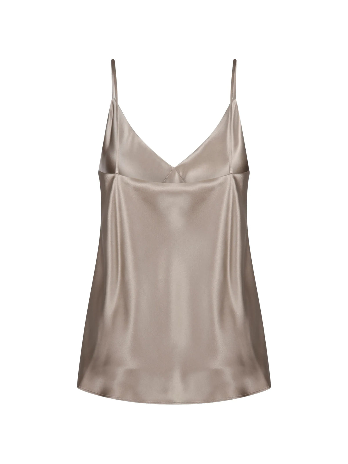 Image of Beige Silk Satin Top by Max Mara for Women - Season Spring-Summer 2026 - Model View 2