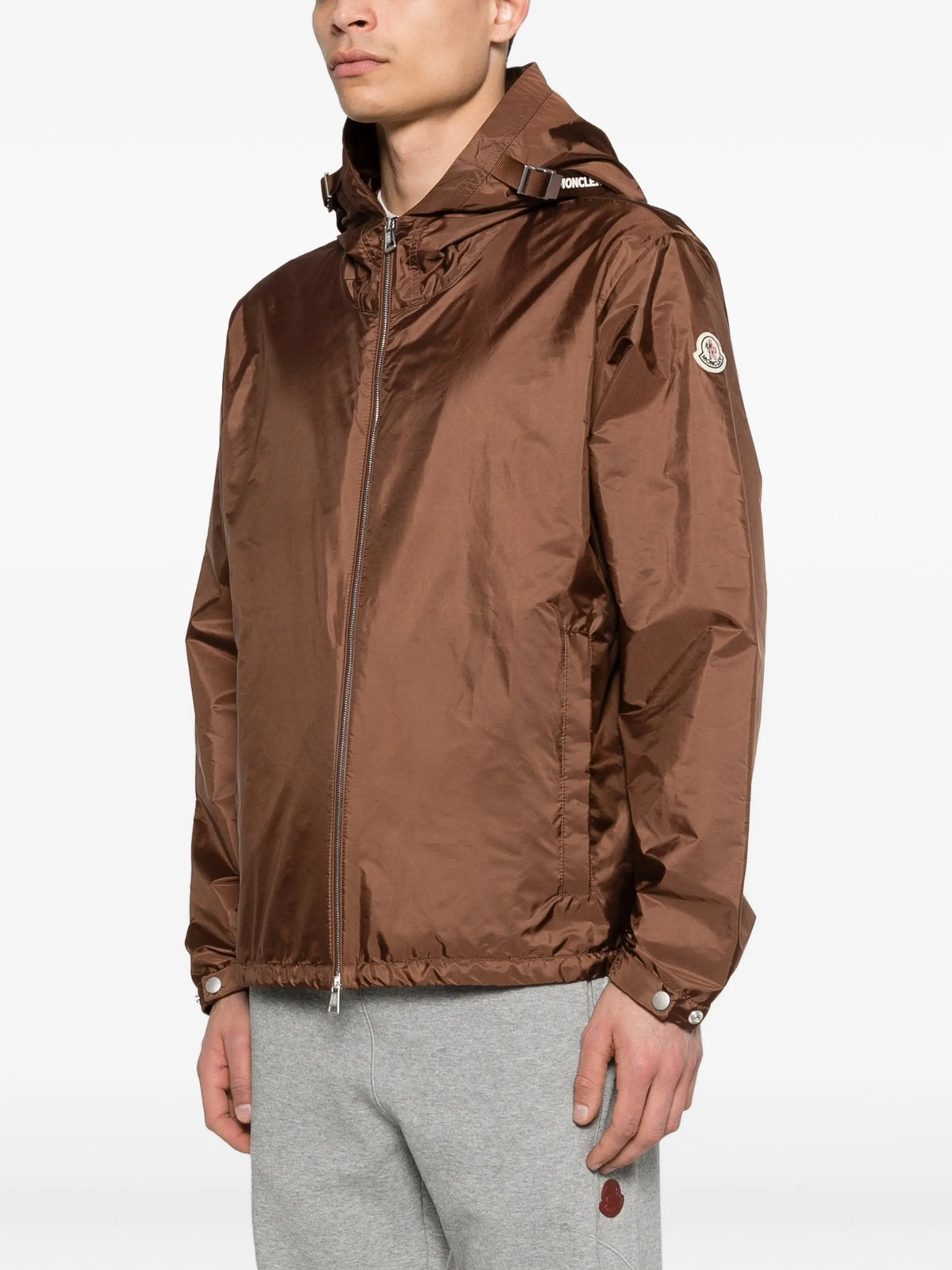 Image of Coupe-Vent Remoray Marron by Moncler for Men - Season Spring-Summer 2026 - Model View 2