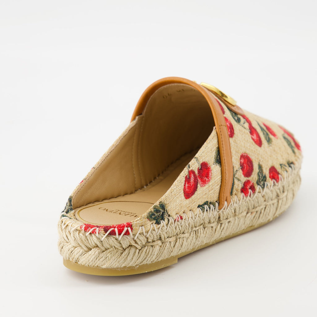 Mules, Raphia, Spring-Summer 2025, VLogo, Elegant Footwear