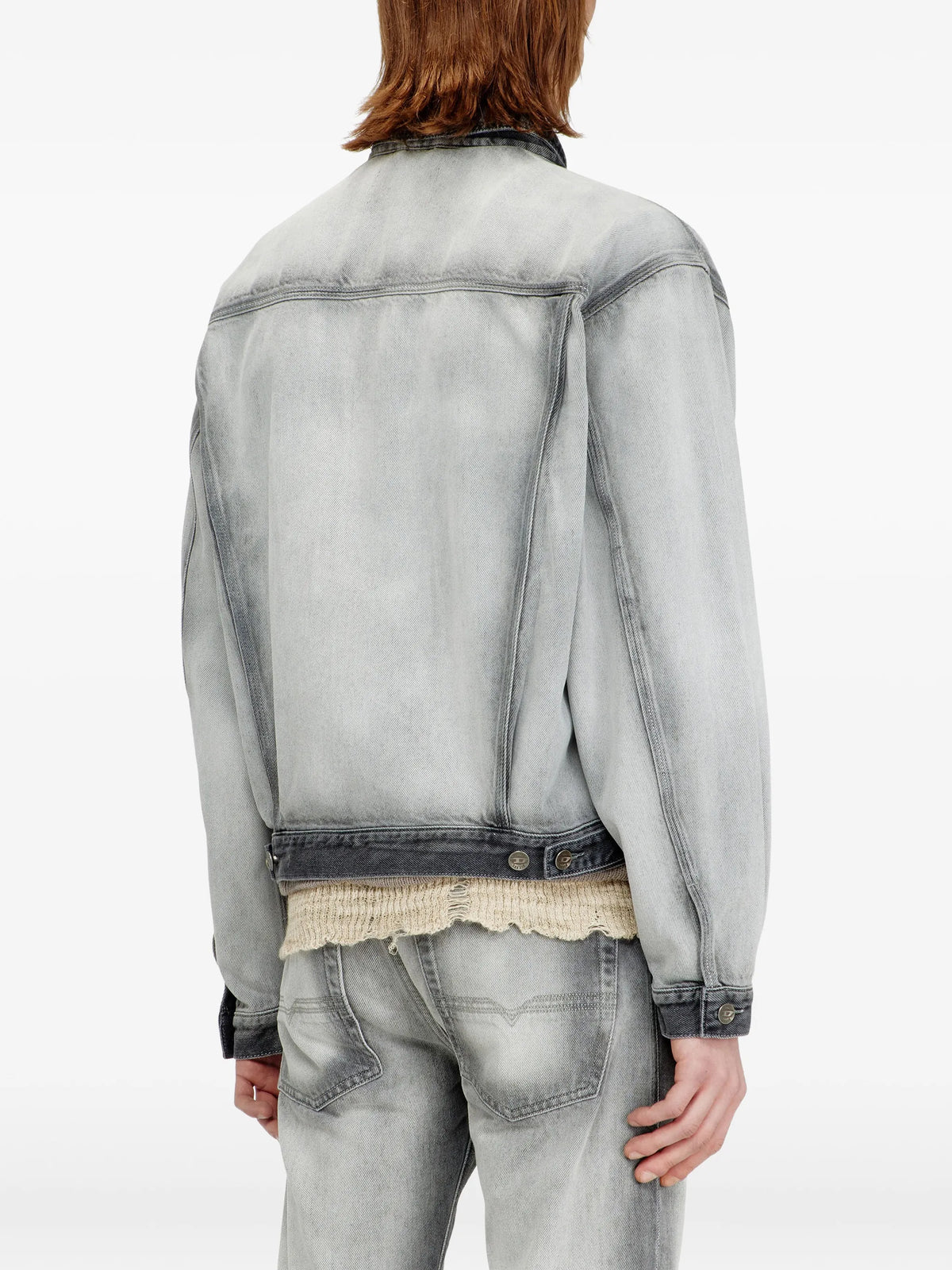 Image of D-Denver Denim Jacket by Diesel for Unisex - Season Spring-Summer 2026 - Model View 5