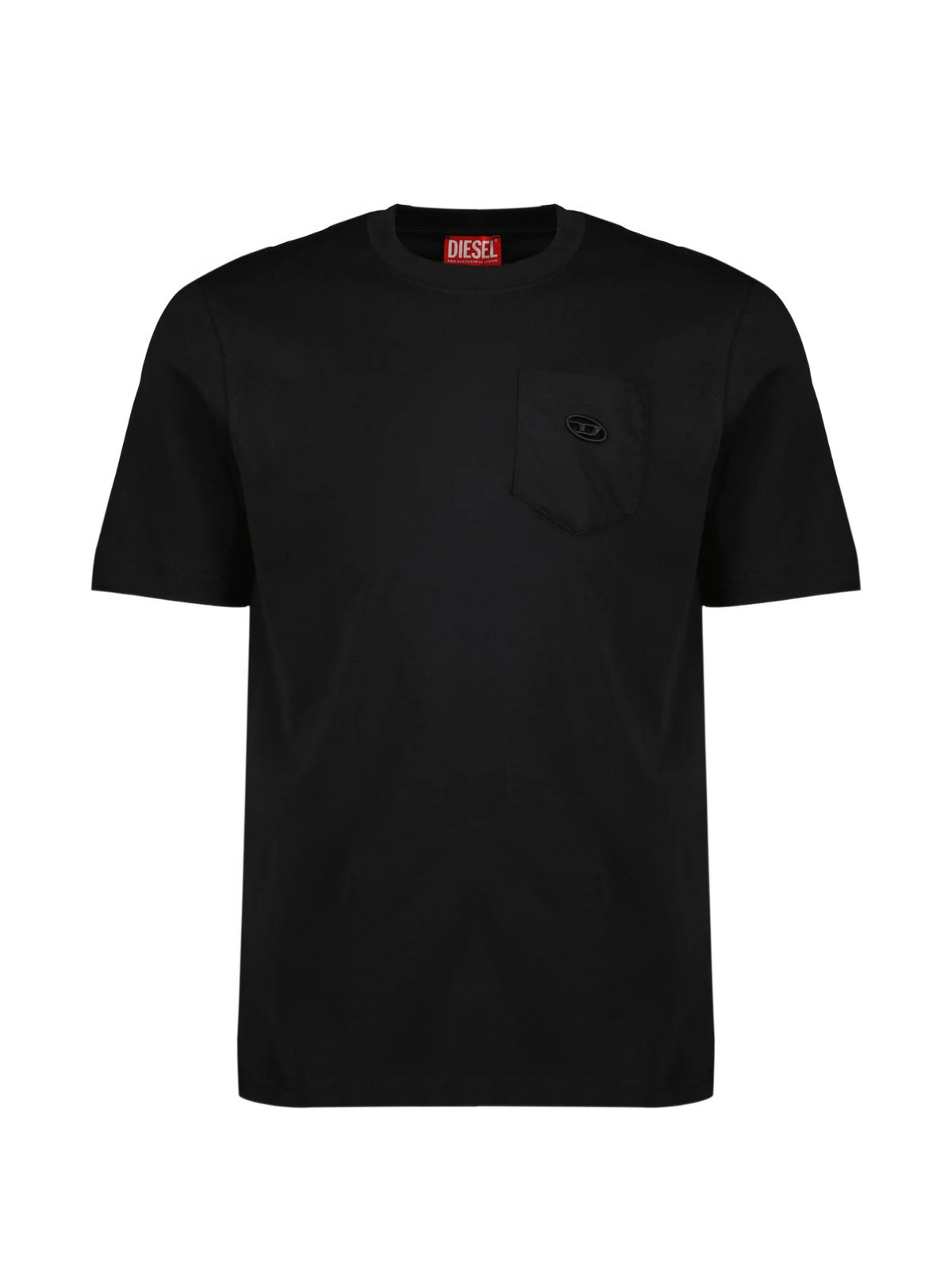 Image of T-Shirt T-Norm Noir by Diesel for Men - Season Spring-Summer 2026 - Model View 1