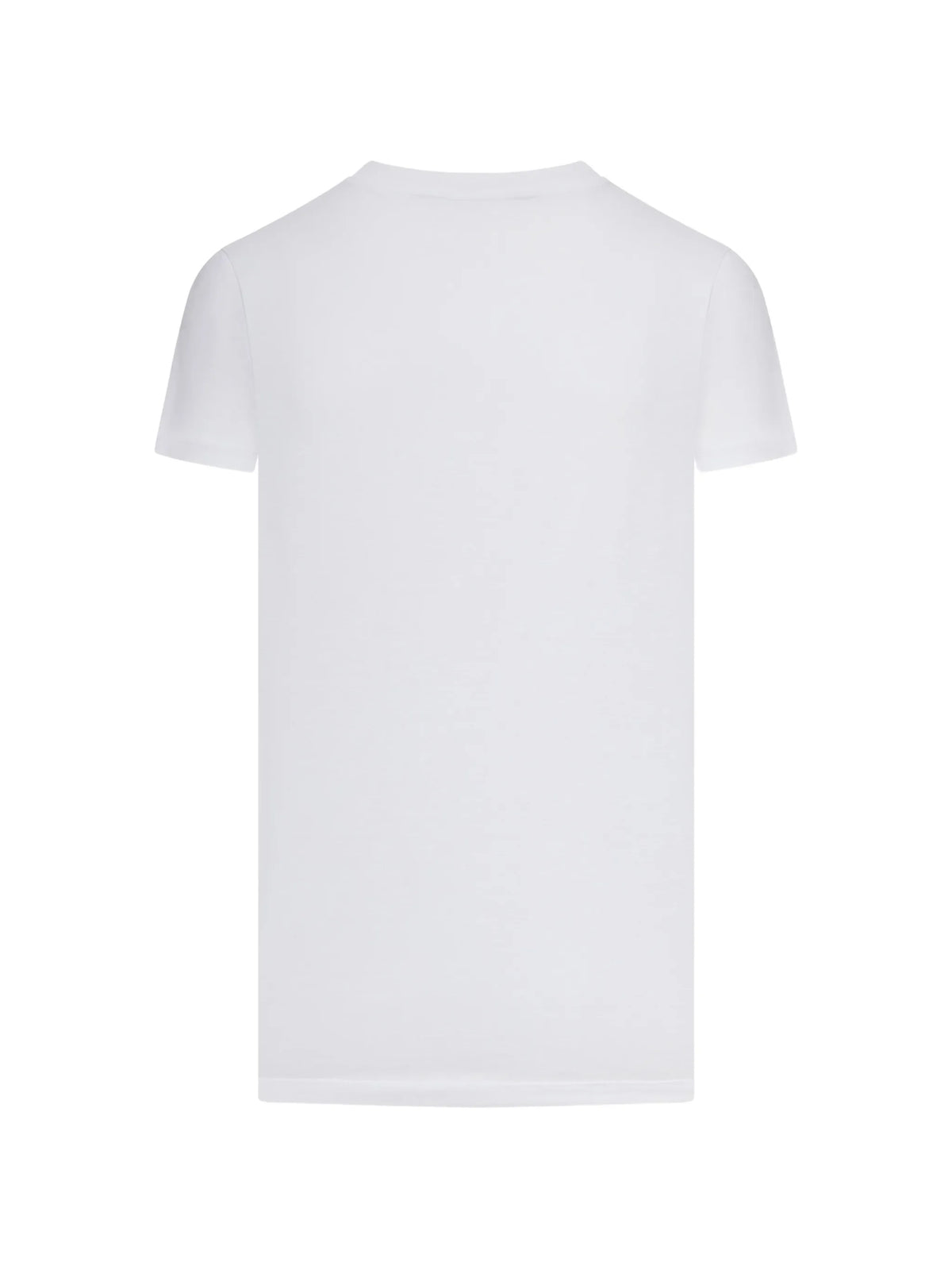 Image of White Cotton Printed T-Shirt by Max Mara for Women - Season Spring-Summer 2026 - Model View 2