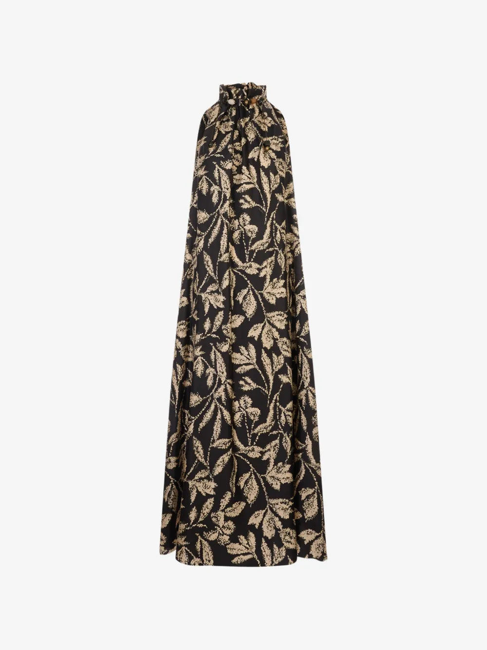 Image of Black Silk Serge Dress by Max Mara for Women - Season Spring-Summer 2026 - Model View 1