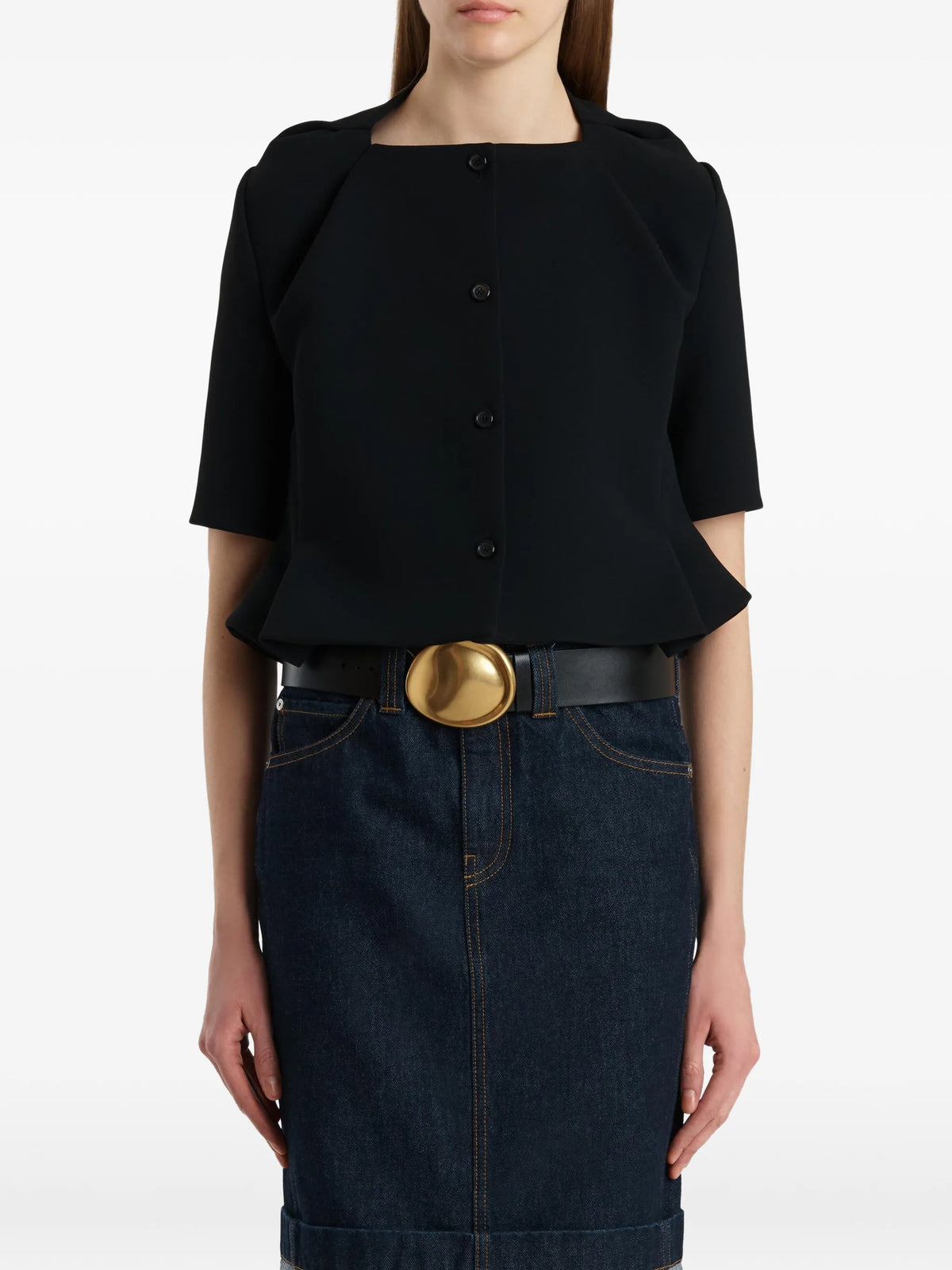 Image of Franc Jacket by Khaite for Women - Season Spring-Summer 2026 - Model View 2