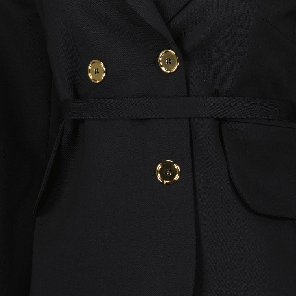 Patou bazer jacket, wool jacket, black blazer, Autumn-Winter collection, tailored jacket