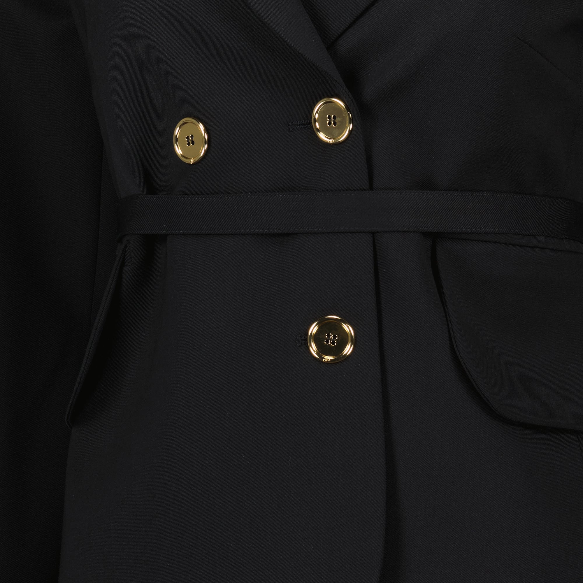 Patou bazer jacket, wool jacket, black blazer, Autumn-Winter collection, tailored jacket